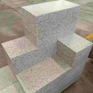 白山 白麻花岗岩荔枝面地铺石