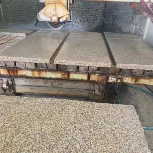 白山 黄金麻荔枝面成品板加工