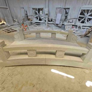 白山 芝麻灰花岗岩异形加工-拱桥，石桥