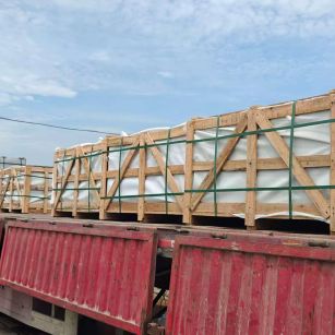 白山 芝麻白花岗岩地铺石出口专车-泰国游