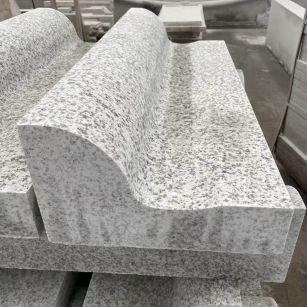 白山 白麻花岗岩S型路沿石，路侧石，马路牙子等