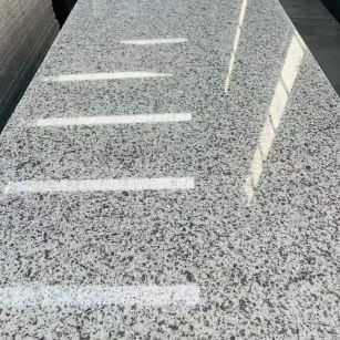 白山 白麻花岗岩光面毛板