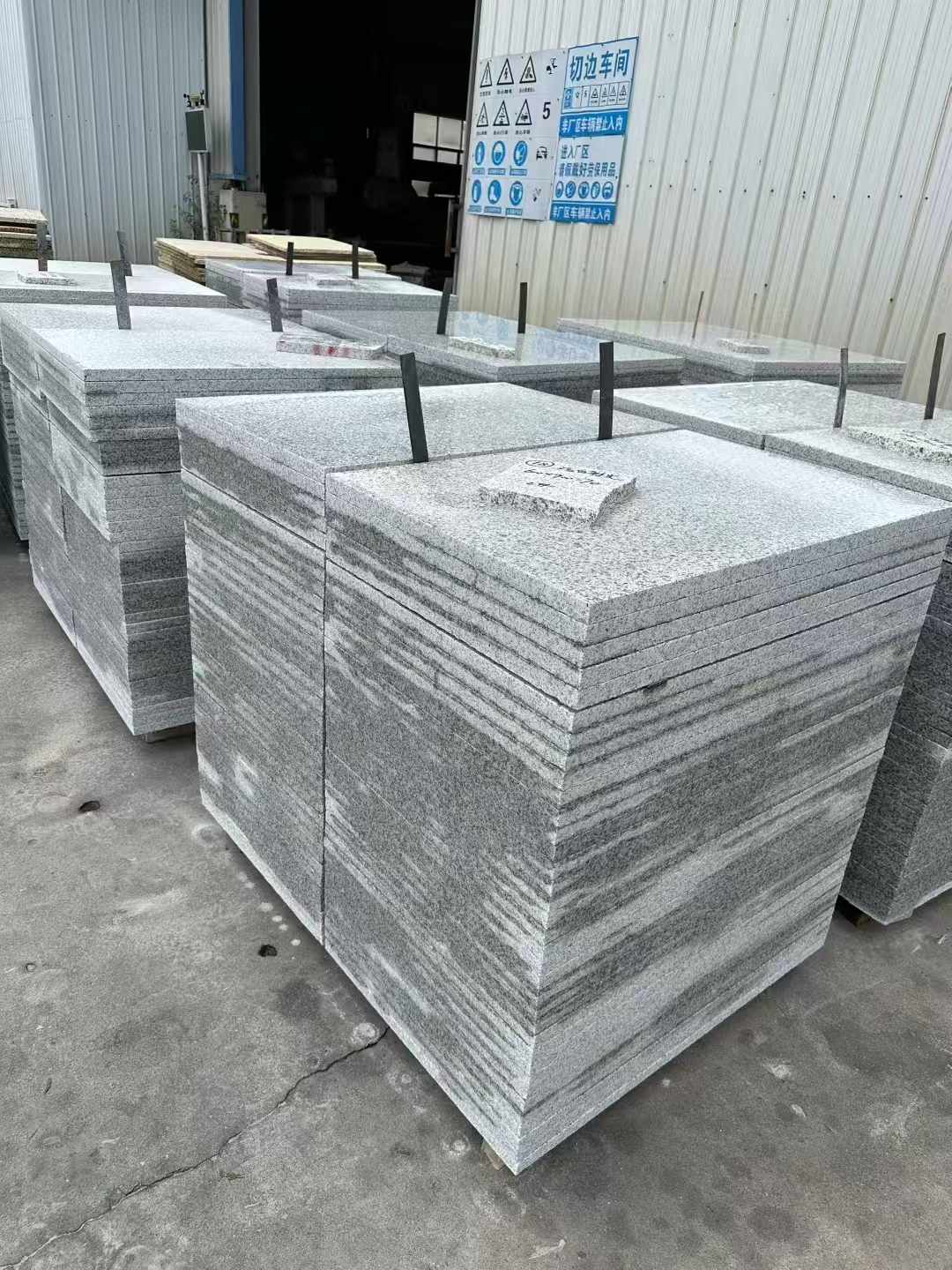 白山 白麻光面干挂成品