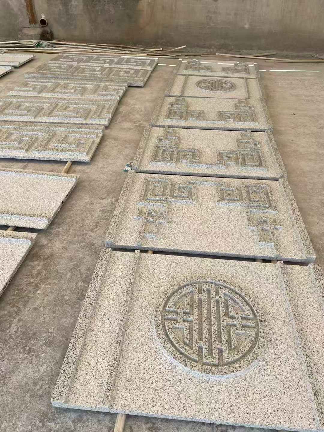 白山 白麻花岗岩外墙立面雕刻板