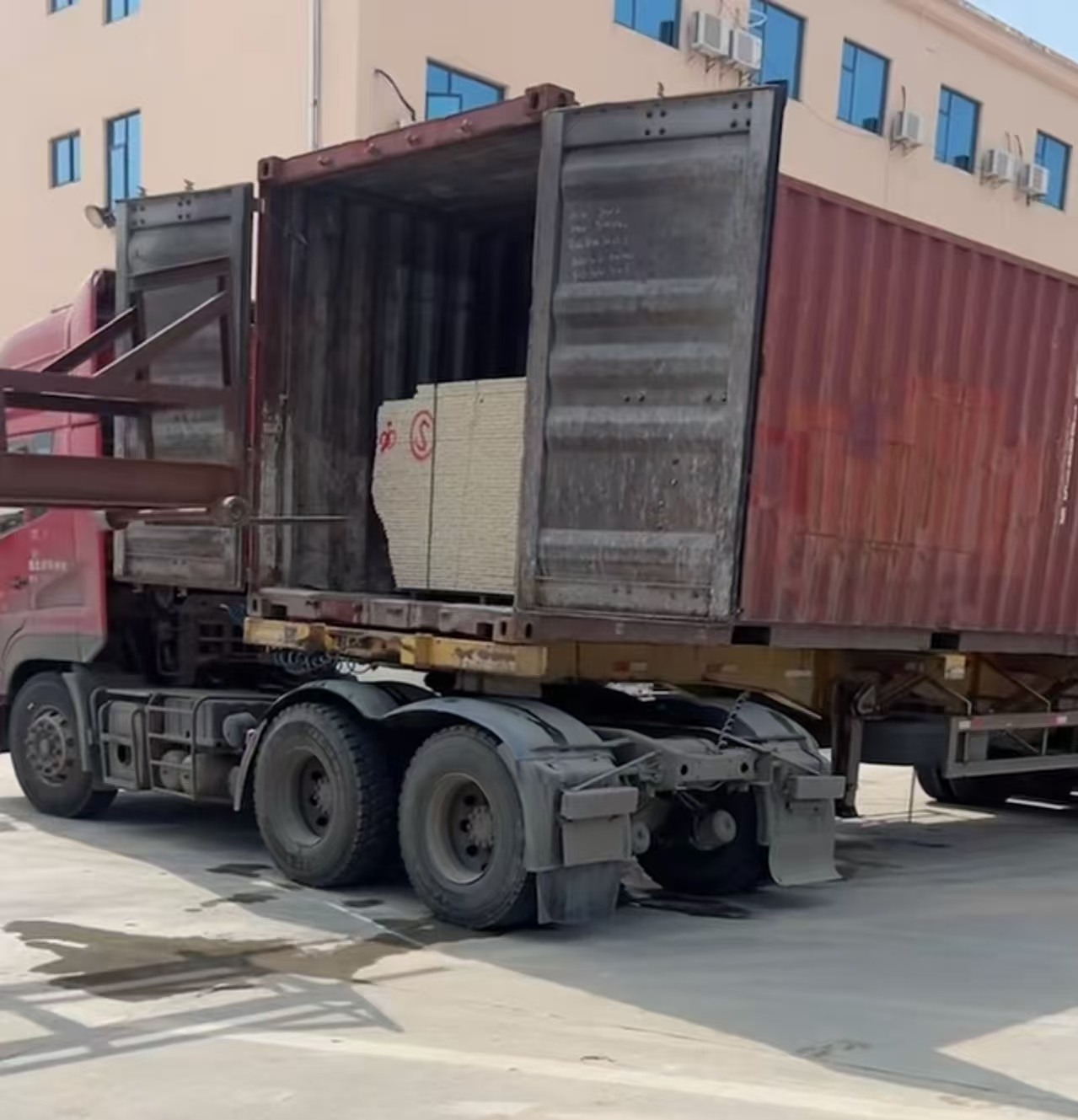 白山 黄金麻荔枝面毛板