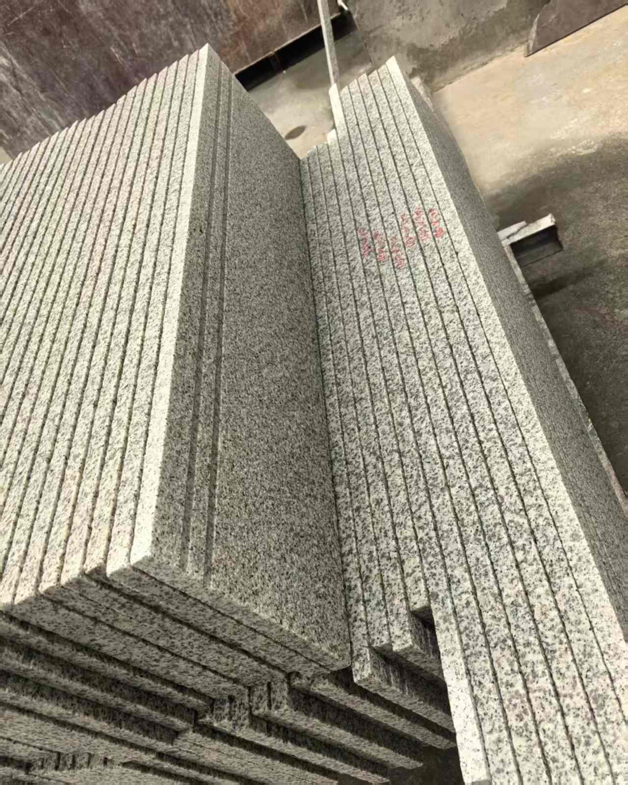 白山 白麻荔枝面花岗岩楼梯踏步